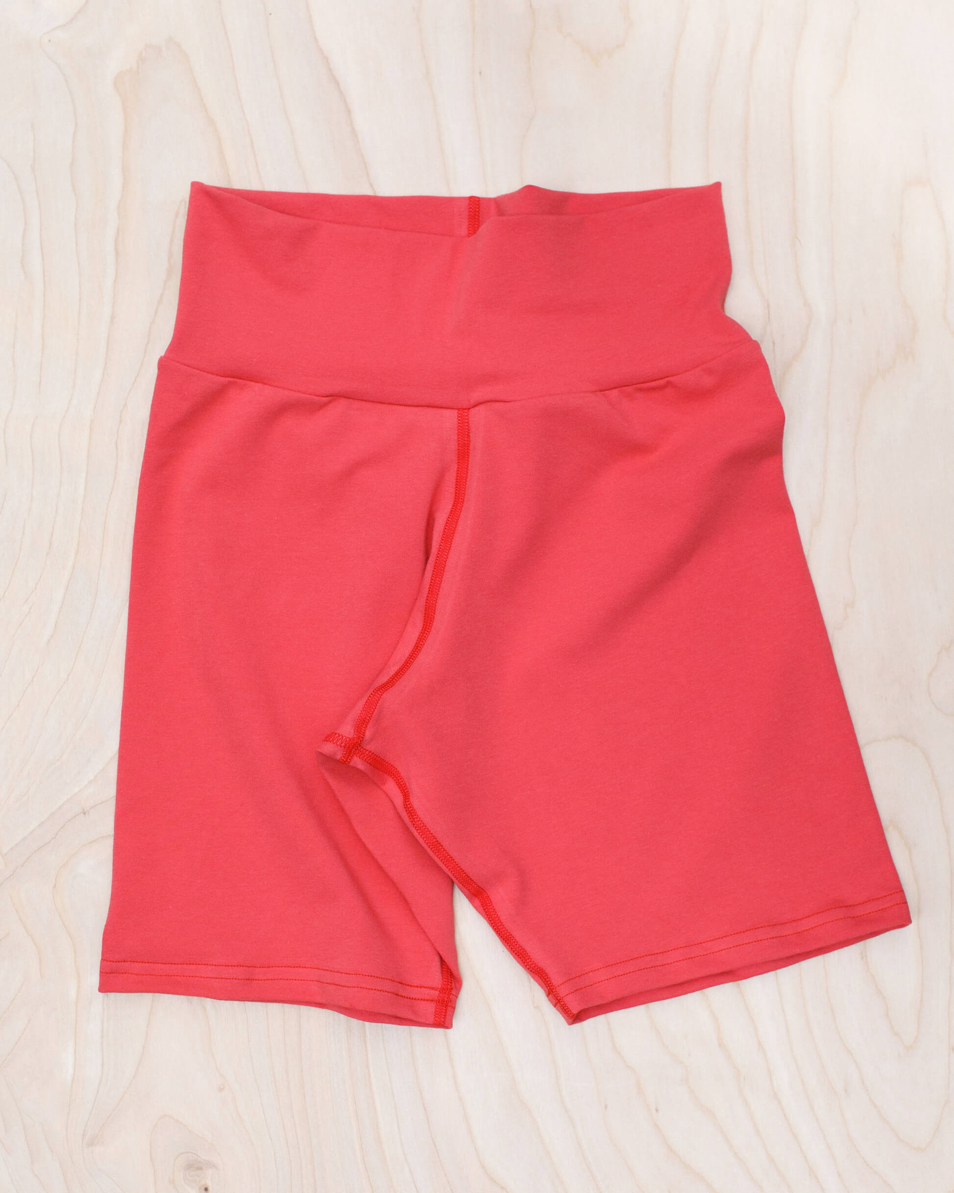 High Rise Bike Shorts – Pomegranate Punch | Thunderpants USA
