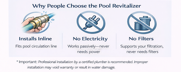 Reasons to choose the Natural Action Pool Revitalizer for a natural swimming experience