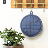 Upcycled Denim Round Pot Holder