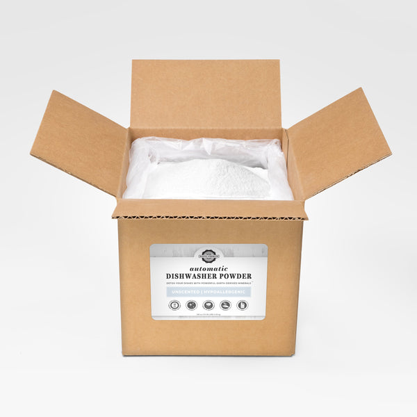 Rustic Strength Automatic Dishwasher Powder 10lb bulk bag — family-safe and biodegradable