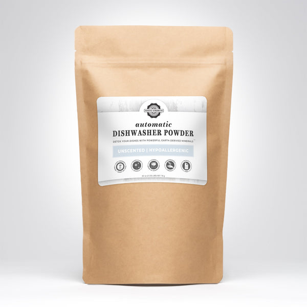 Rustic Strength Natural Dishwasher Powder 2lb bag — micro-plastic free formula