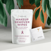 Freedom Natural unscented makeup remover wipes individually packaged for on-the-go use