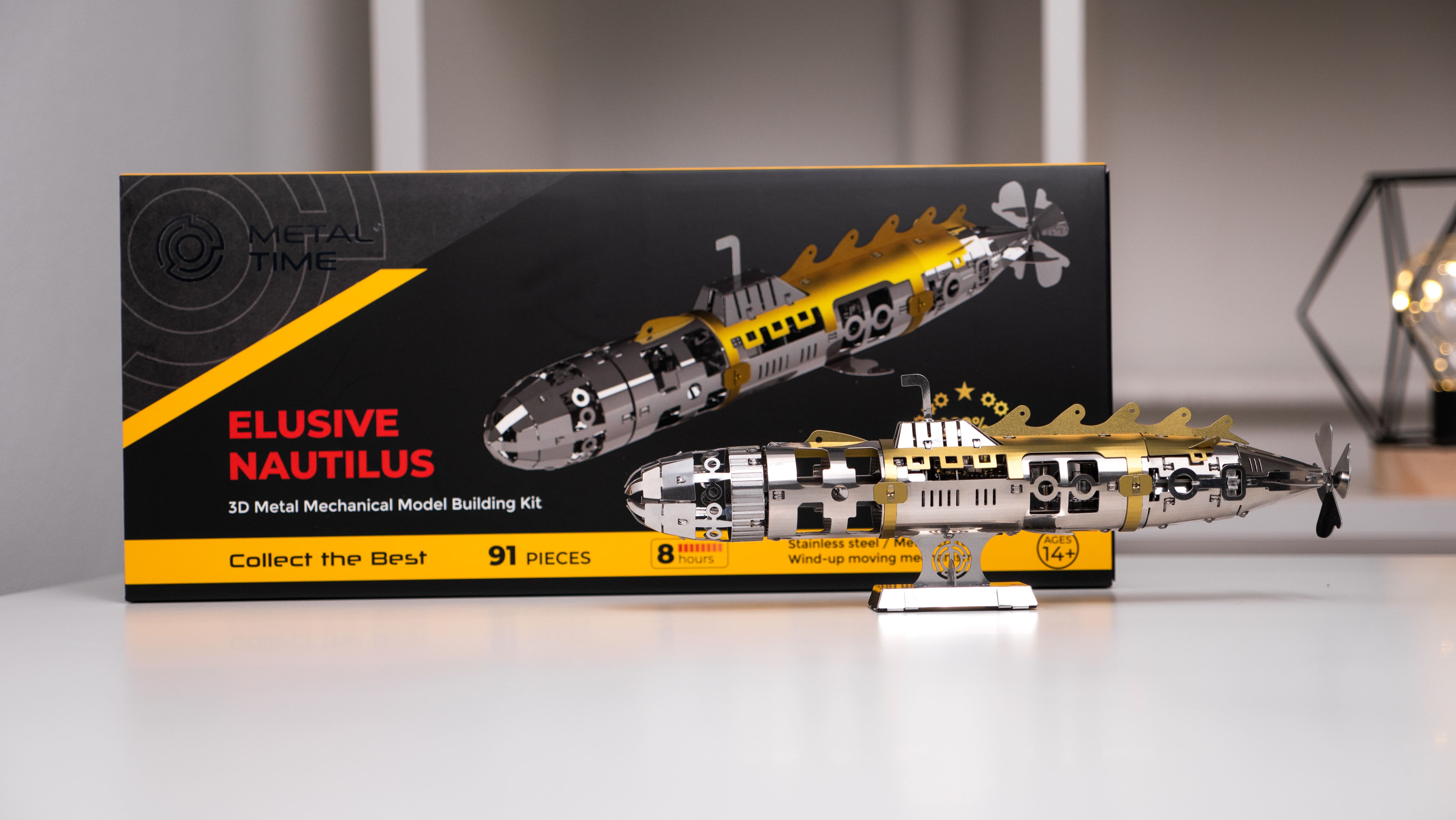 Elusive Nautilus Submarine Mechanical Model Kit