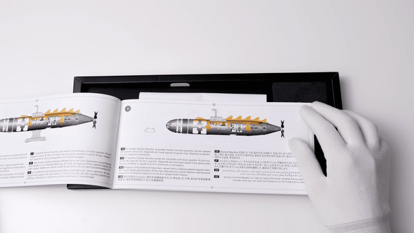 Elusive Nautilus Submarine Mechanical Model Kit
