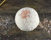 Large organic psoriasis and eczema bath bomb with coconut oil, kukui nut oil, and Himalayan pink salt