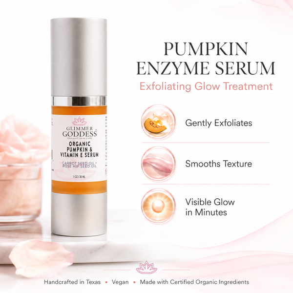 Organic Pumpkin Enzyme Serum – Glow-Boosting Exfoliating Face Treatment