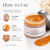 Organic Pumpkin AHA Face Mask – Exfoliating Treatment for Brighter, Smoother Skin