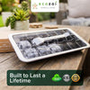 Stainless Steel Ice Cube Tray with Easy Release Handle | BPA-Free Metal Ice Tray