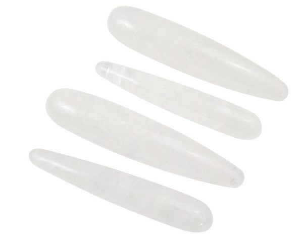Experience heightened pleasure and balance with our Crystal Quartz Yoni Wand. Crafted from natural crystal quartz, this luxury sex toy amplifies and balances energy, fostering confidence and positive vibes. Perfect for solo or shared play, it's time to unleash your inner goddess. Order now for a magical journey of pleasure!