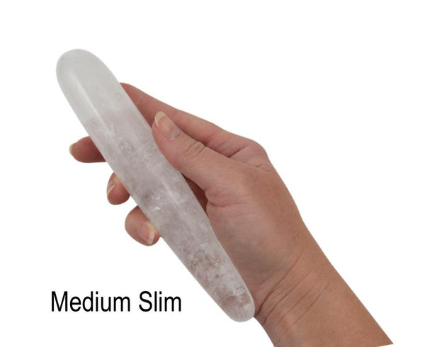 Experience heightened pleasure and balance with our Crystal Quartz Yoni Wand. Crafted from natural crystal quartz, this luxury sex toy amplifies and balances energy, fostering confidence and positive vibes. Perfect for solo or shared play, it's time to unleash your inner goddess. Order now for a magical journey of pleasure!