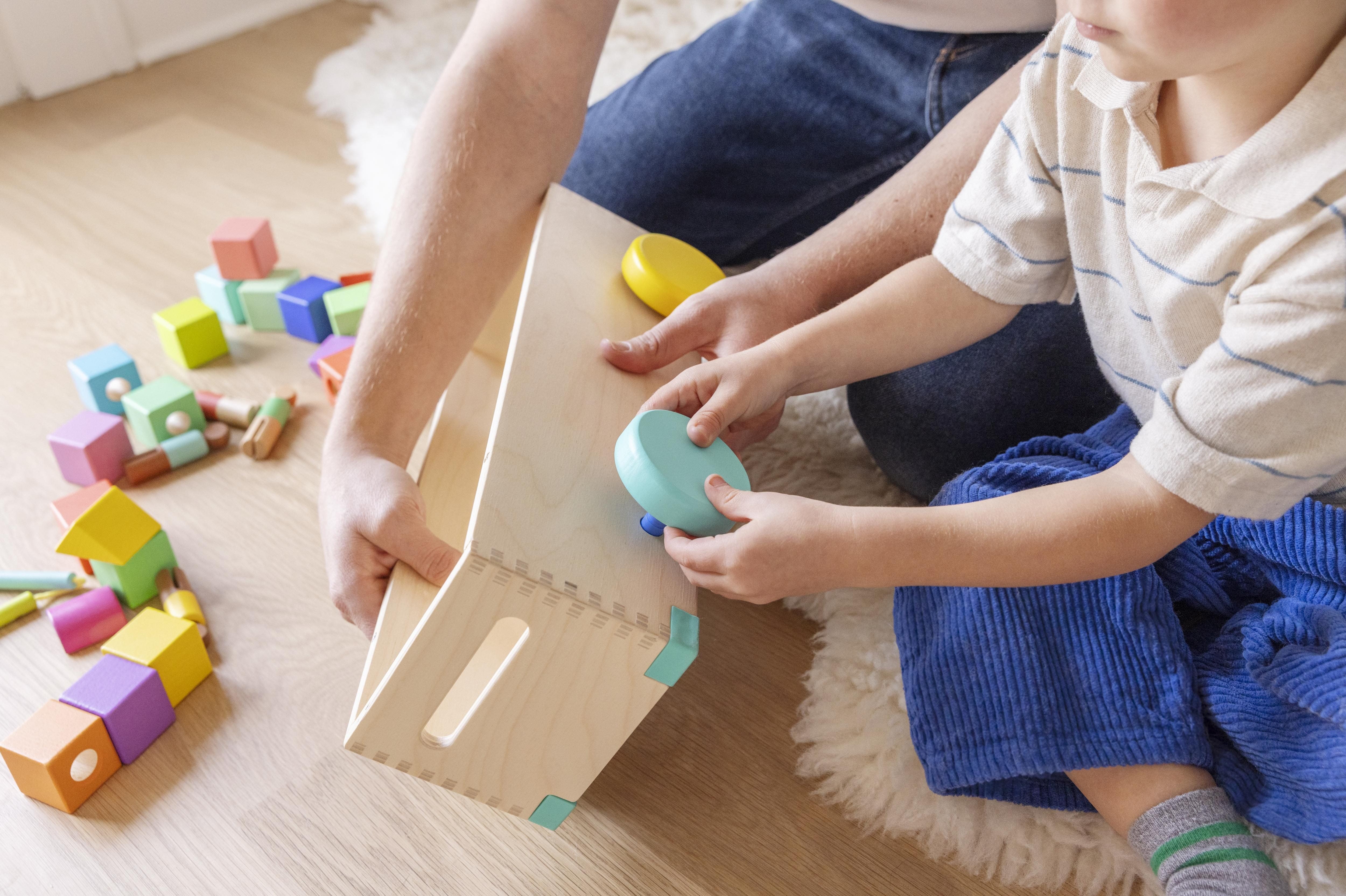 The Ultimate Wooden Block Set for Early Learning & STEM Development