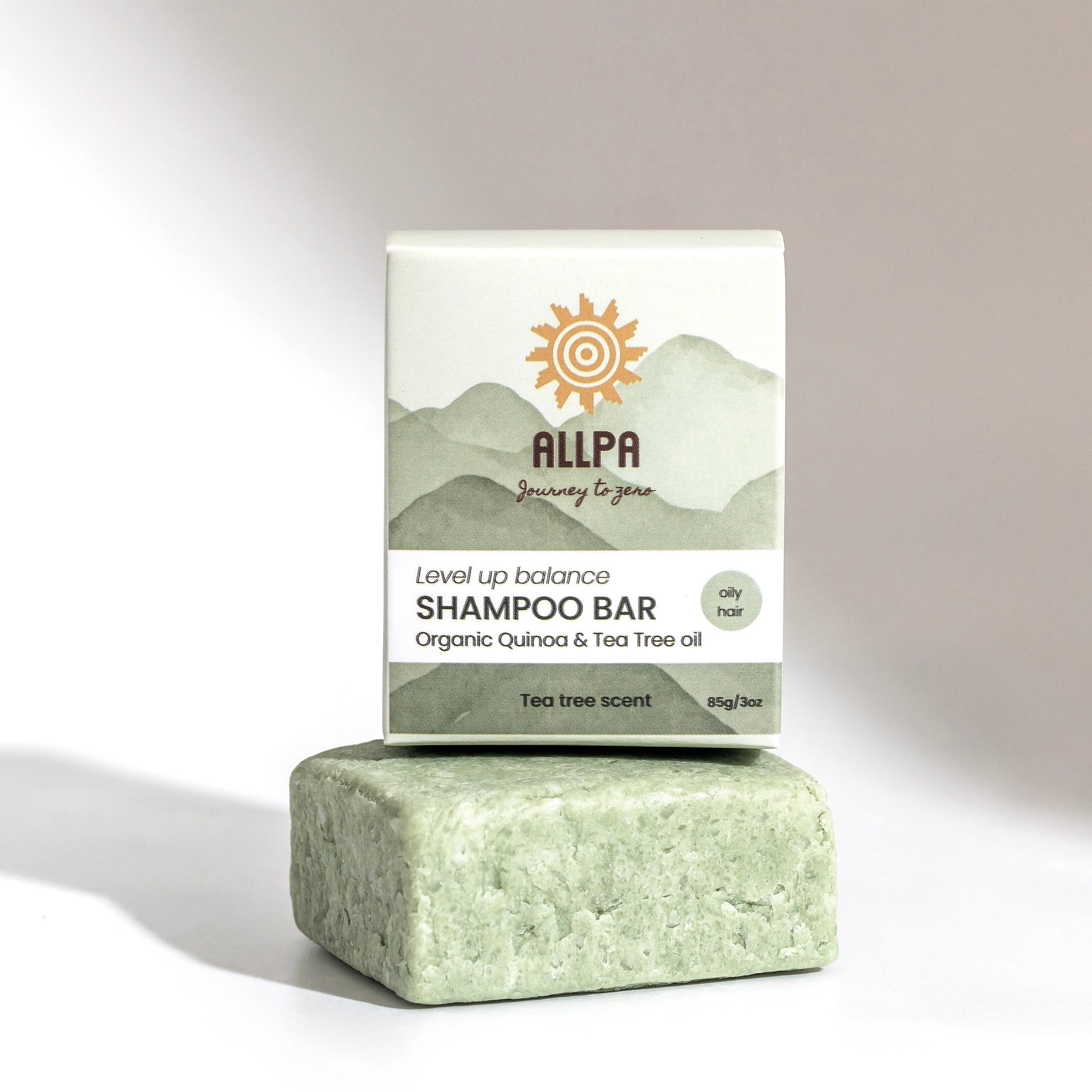 🌿 Level Up Balance Shampoo Bar – Organic Care for Oily Hair & Scalp Health