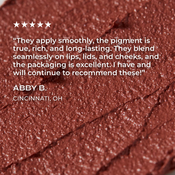 Axiology 3-in-1 Balmie Crayon — Award-Winning Plastic-Free Multi-Use Lip, Eye & Cheek Color | Vegan & Handmade in the USA