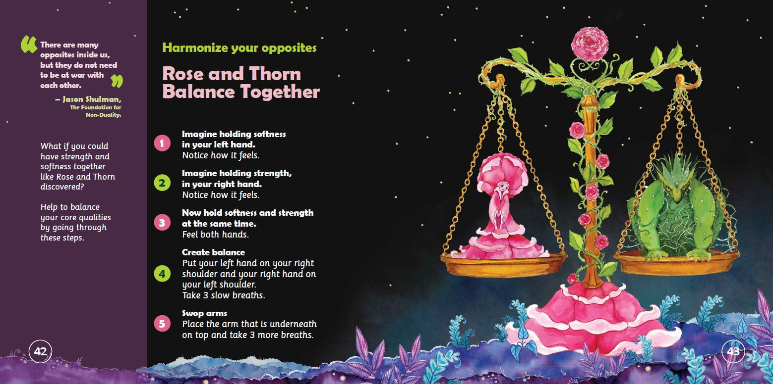 The Great Love of Rose and Thorn – Children's Book About Balance & Wholeness