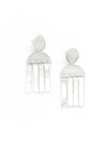 Fair Anita Rainy Day Earrings – silver-plated recycled metal cloud-shaped drop earrings