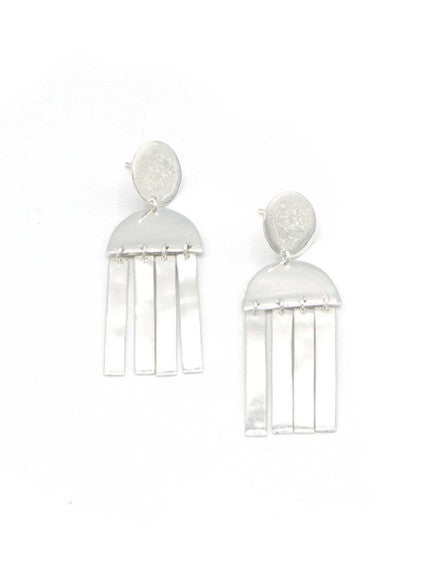 Fair Anita Rainy Day Earrings – ethically handmade fair trade silver earrings