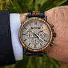 Men's personalised wooden watch — gift for him for birthday, anniversary or Father's Day