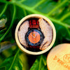 Vikingenes™ handcrafted wooden watch lifestyle shot showing natural wood grain detail