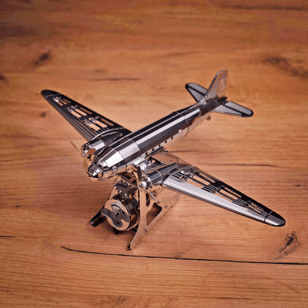 Douglas DC-3 Mechanical Model Kit - Metal Time Workshop