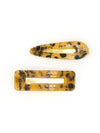 Ethically Made Resin Hair Clips | Fair Trade | Set of 2