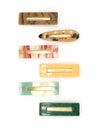 Fair trade resin hair clips set of two by Fair Anita, handcrafted in India