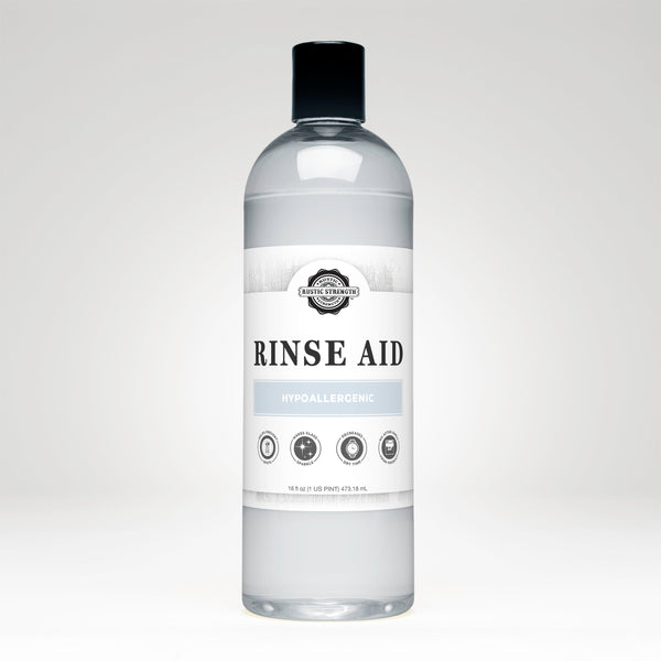 Rustic Strength Unscented Rinse Aid for Dishwashers – 16 oz bottle