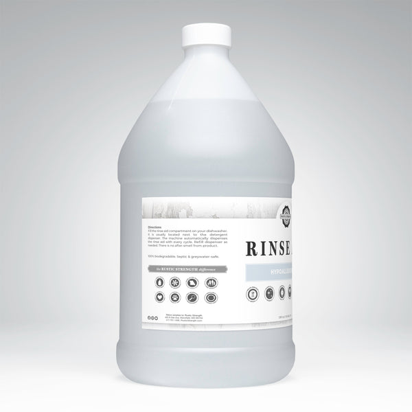 Rustic Strength Unscented Rinse Aid for Automatic Dishwashers