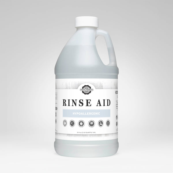 Rustic Strength Fragrance-Free Rinse Aid Half Gallon – plant-derived formula