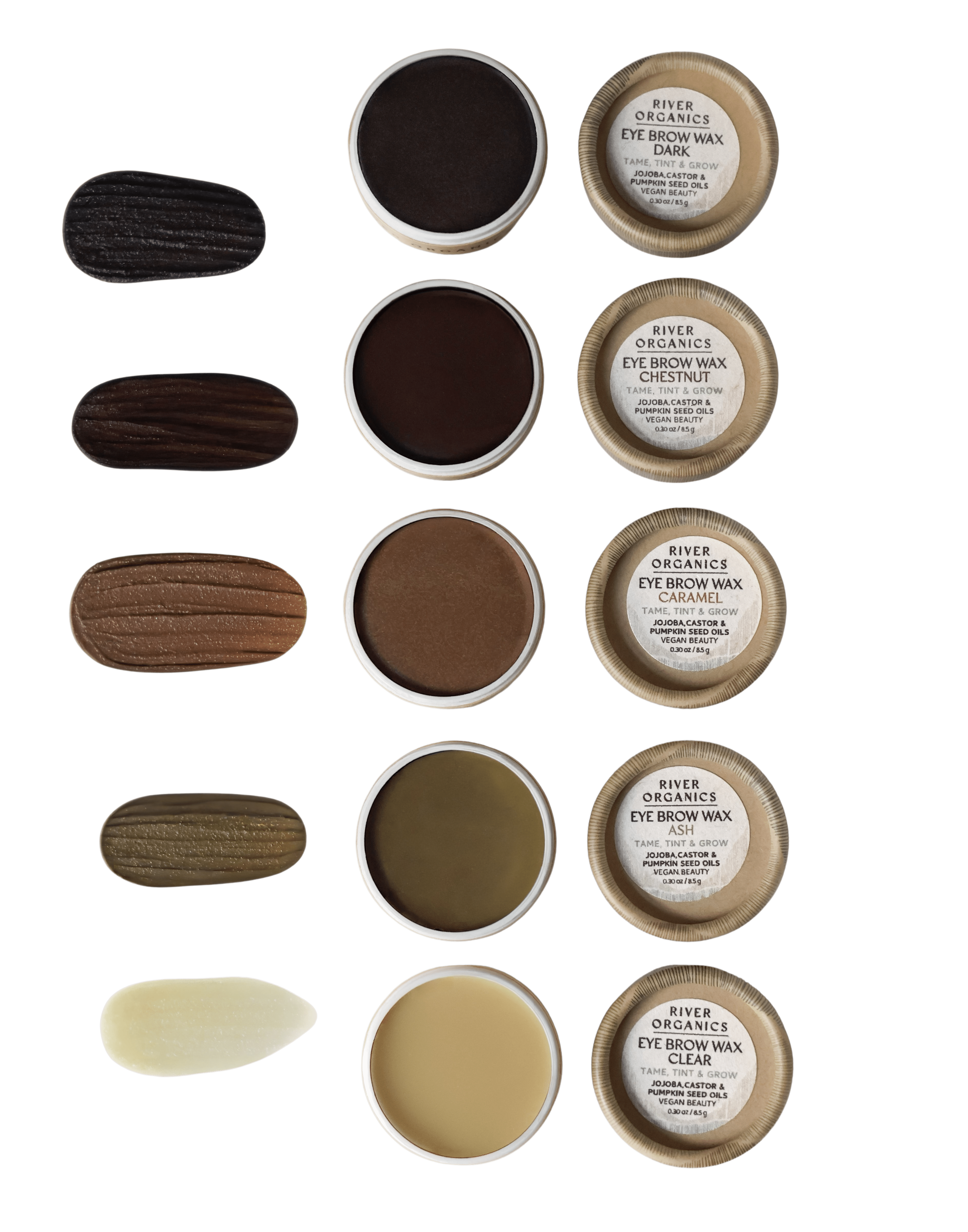 Vegan Shaping Eyebrow Wax - 3 colors