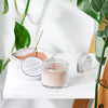 Butter Me Up Organics Rose Clay Face Mask powder in a 2oz glass jar