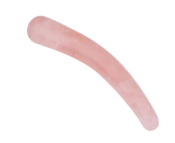 Experience ultimate pleasure with our Rose Quartz Crescent Yoni Wand. Infused with positive energy, this sleek, climate-friendly tool enhances self-love and intimacy. Perfect for solo or couple sessions. Order yours today!