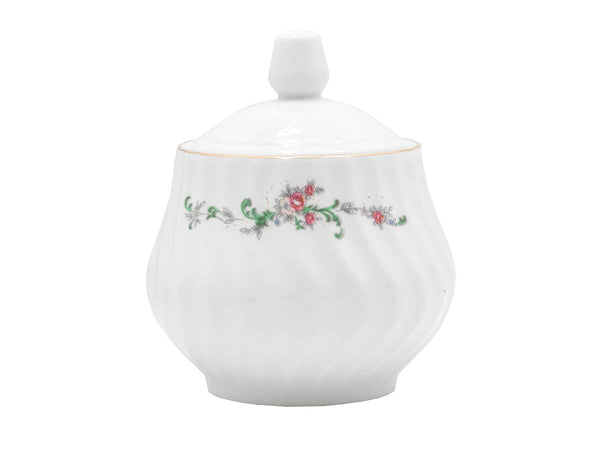 Limited Edition: Vintage Bloom Sugar & Creamer Set - Sustainable Elegance for Your Tea Time