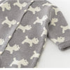 Knitted Puppy Dog Jumpsuit styled for everyday baby wear