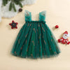 Christmas Layered Tulle Dress by Ryan and Remi in organic cotton