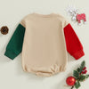 Child wearing the Gingerbread Embroidery Christmas Sweater