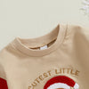 Gingerbread Embroidery Christmas Sweater front view