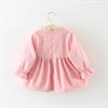 Large Bow Cozy Dress styled on a child
