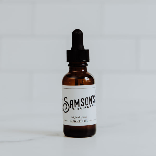 Samson's Beard Oil for All-Day Moisturizing and Softening