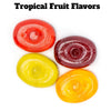 Andy Anand sugar-free tropical fruit hard candy pieces unwrapped showing vibrant colors