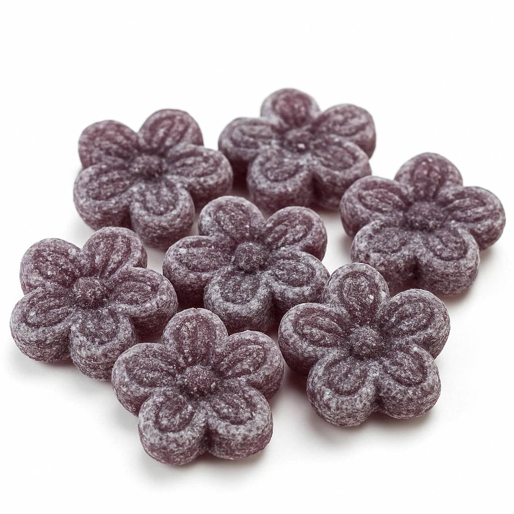 Sugar-Free Violet Candy | Authentic European Floral Dragées (3-Pack)