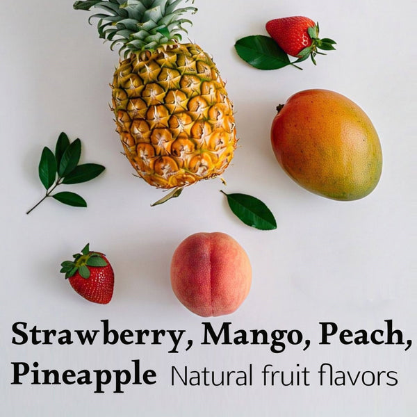 Sugar-Free Vitamin C Gummies 500mg | Strawberry, Mango & Peach | 50 ct