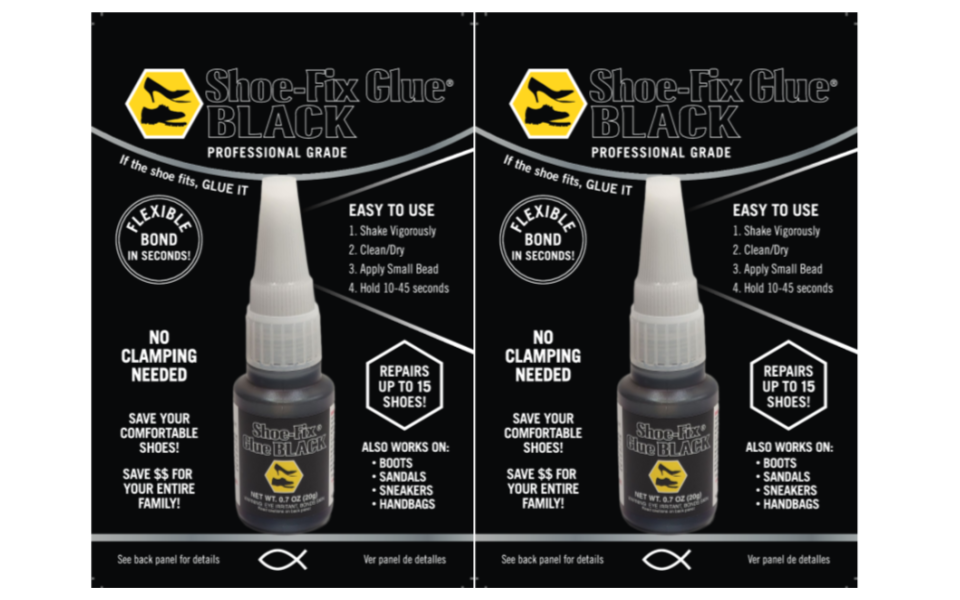 Boot-Fix & Shoe-Fix Glue 2-Pack – Instant Shoe Repair Adhesive