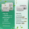 Freedom Natural eco-friendly makeup remover wipes suitable for all skin types
