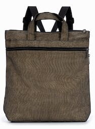 HHPLIFT Impulse Backpack in bronze colourway showing triple-access design and main compartment