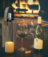 Lifestyle shot of Smateria eco-friendly wine tote bag in use
