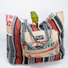 Recycled Travel Tote Delhi - Upcycled Rice Bag Tote
