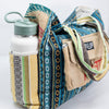 Recycled Travel Tote Goa - One-of-a-Kind Burlap Bag