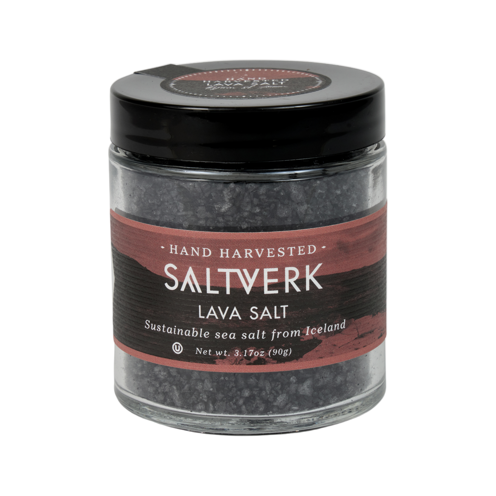 Icelandic Lava Salt – Black Flaky Sea Salt with Activated Charcoal