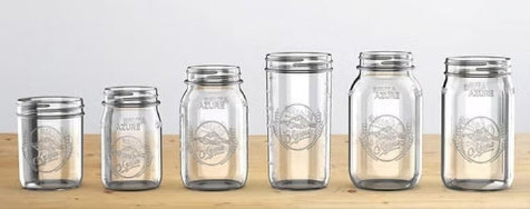 Azure Standard 16oz Wide Mouth Pint Mason Jar