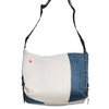 Sustainable hemp fabric crossbody chest bag with tablet compartment by HowBottle